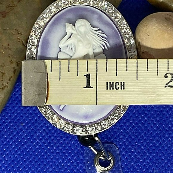 Mermaid Fancy Purple Badge Holder Nurse Teacher - Picture 7 of 9